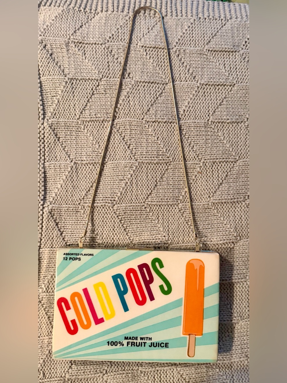 Kate Spade New York Cold Pops Viva Colores Book Clutch Crossbody Novelty Purse